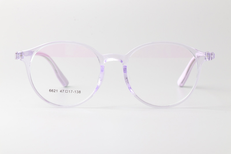 TR6621 Eyeglasses Clear Purple