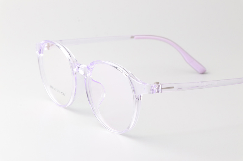 TR6621 Eyeglasses Clear Purple