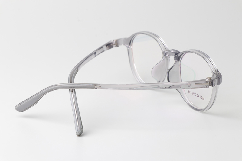 TR6622 Eyeglasses Transparent Gray