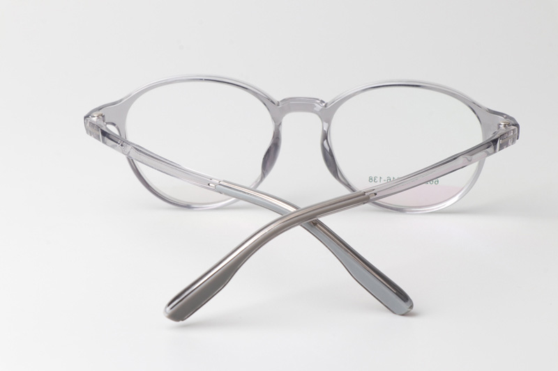 TR6622 Eyeglasses Transparent Gray