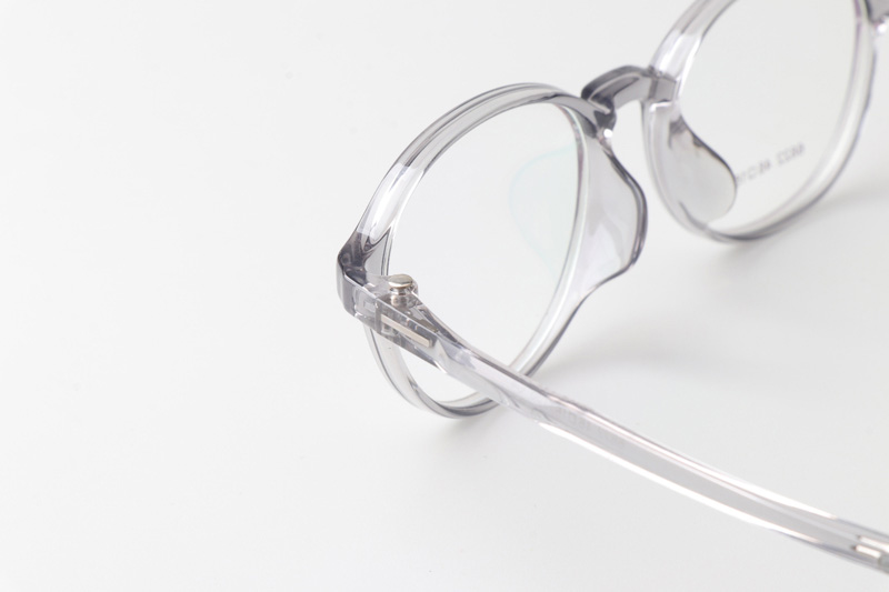 TR6622 Eyeglasses Transparent Gray