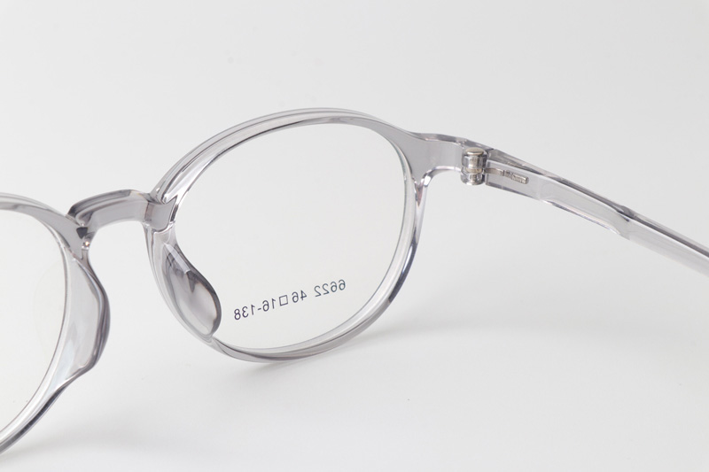 TR6622 Eyeglasses Transparent Gray