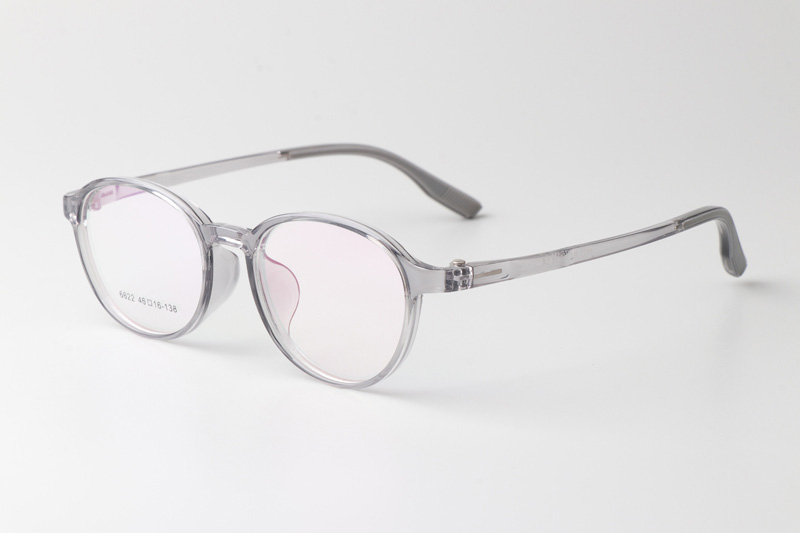 TR6622 Eyeglasses Transparent Gray