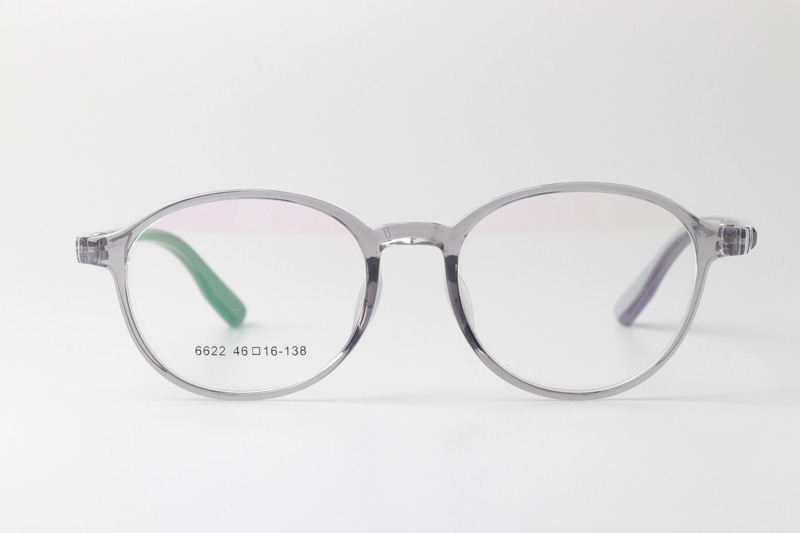 TR6622 Eyeglasses Transparent Gray