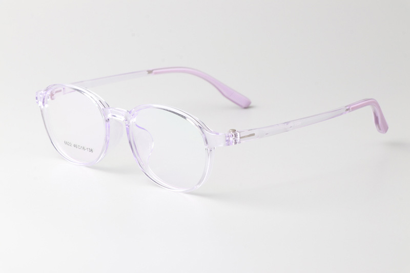 TR6622 Eyeglasses Transparent Purple