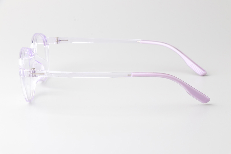 TR6622 Eyeglasses Transparent Purple