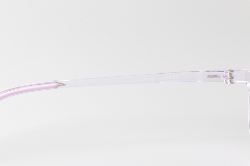 TR6622 Eyeglasses Transparent Purple