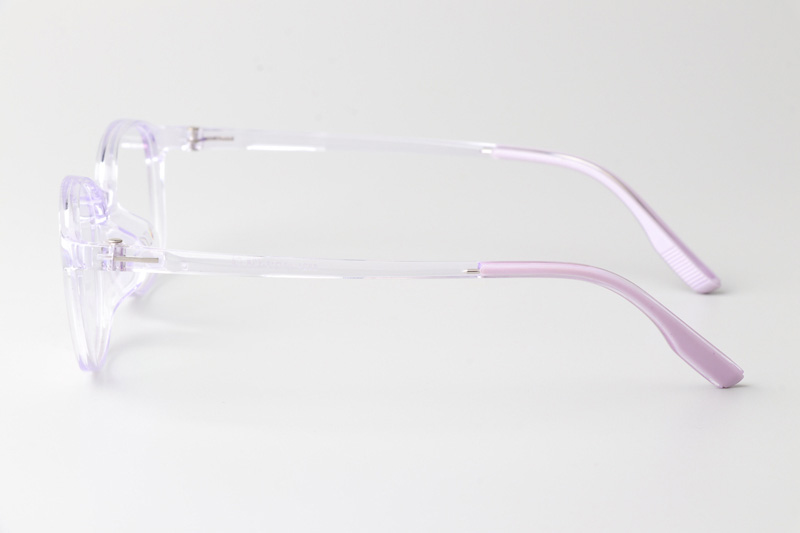 TR6624 Eyeglasses Transparent Purple