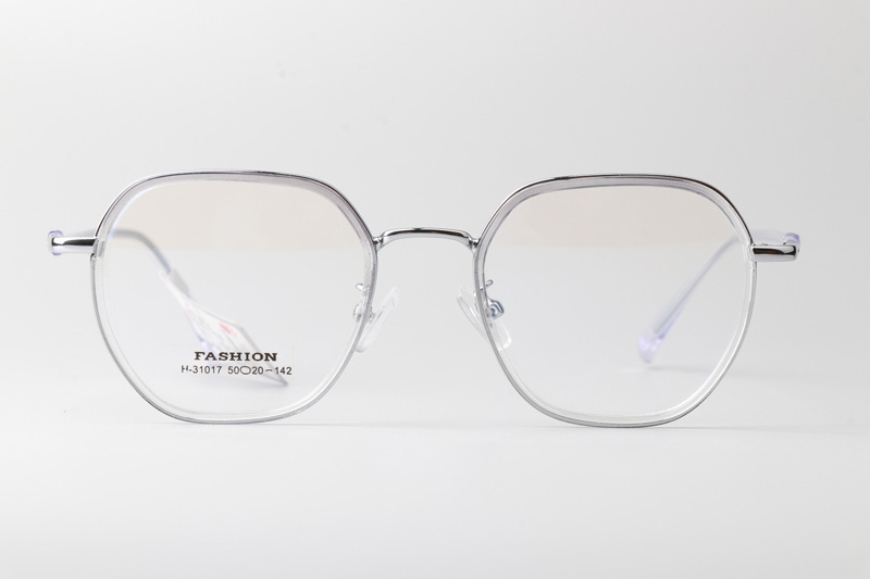 TT31017 Eyeglasses Transparent Silver