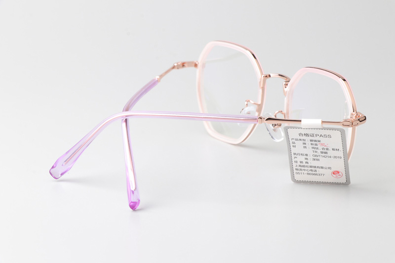 TT31046 Eyeglasses Pink Rose Gold