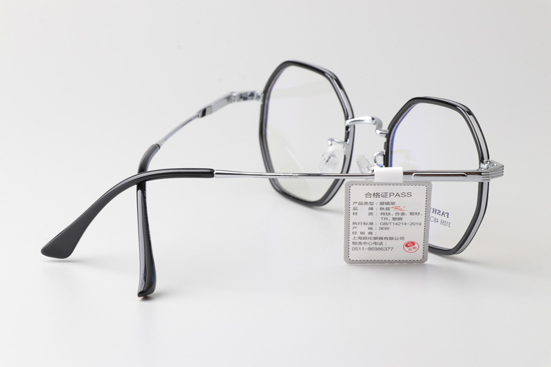 TT31056 Eyeglasses Black Silver