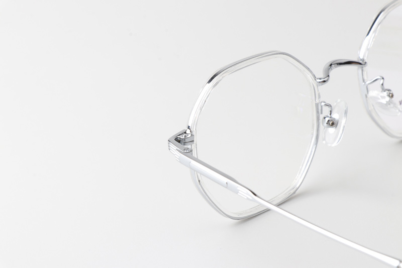 TT31056 Eyeglasses Transparent Silver