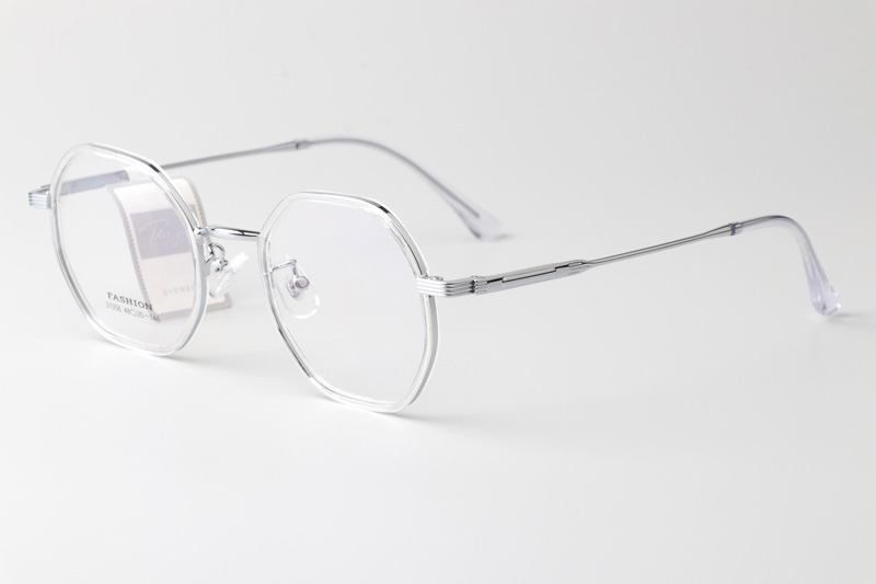 TT31056 Eyeglasses Transparent Silver