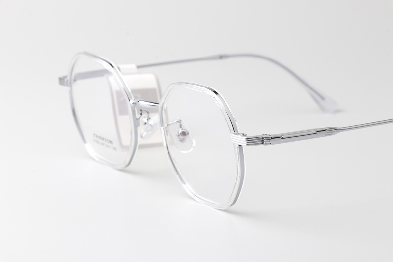 TT31056 Eyeglasses Transparent Silver