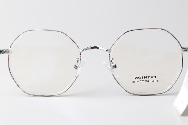 TT31056 Eyeglasses Transparent Silver