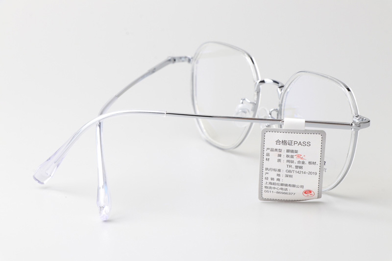 TT31057 Eyeglasses Transparent Silver