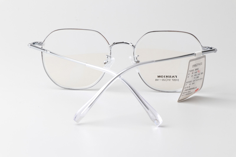 TT31057 Eyeglasses Transparent Silver