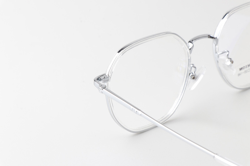 TT31057 Eyeglasses Transparent Silver