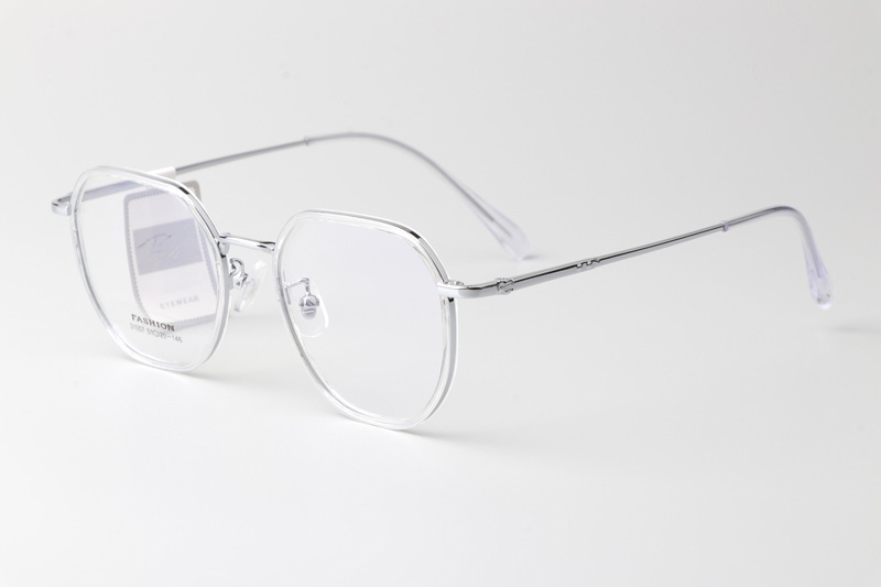 TT31057 Eyeglasses Transparent Silver