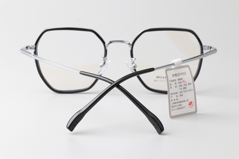 TT31063 Eyeglasses Black Silver