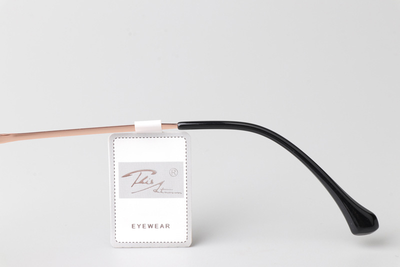 TT32010 Eyeglasses Black Rose Gold