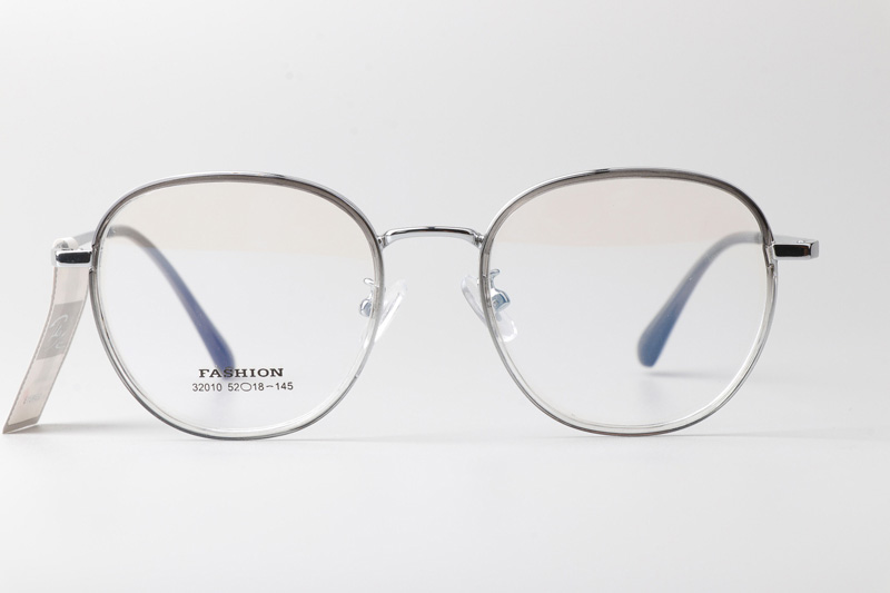 TT32010 Eyeglasses Clear Silver