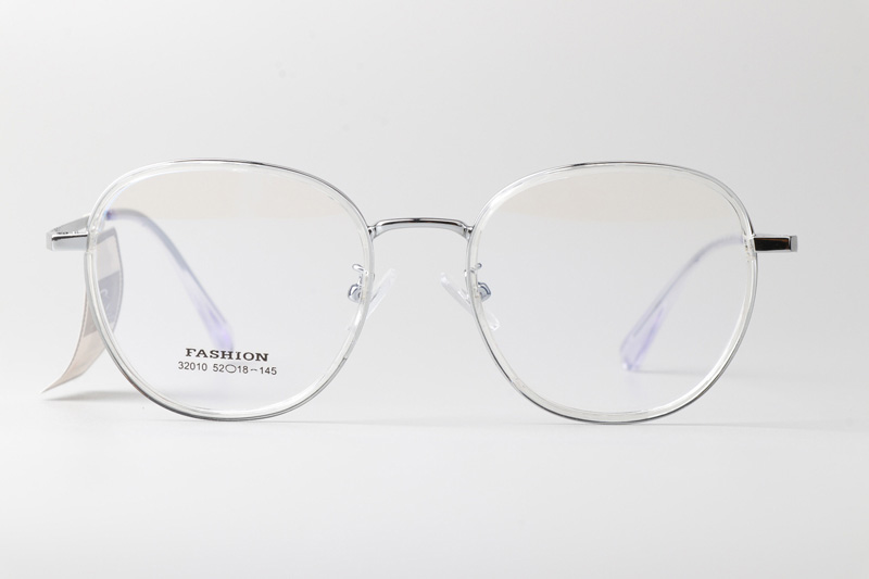 TT32010 Eyeglasses Transparent Silver