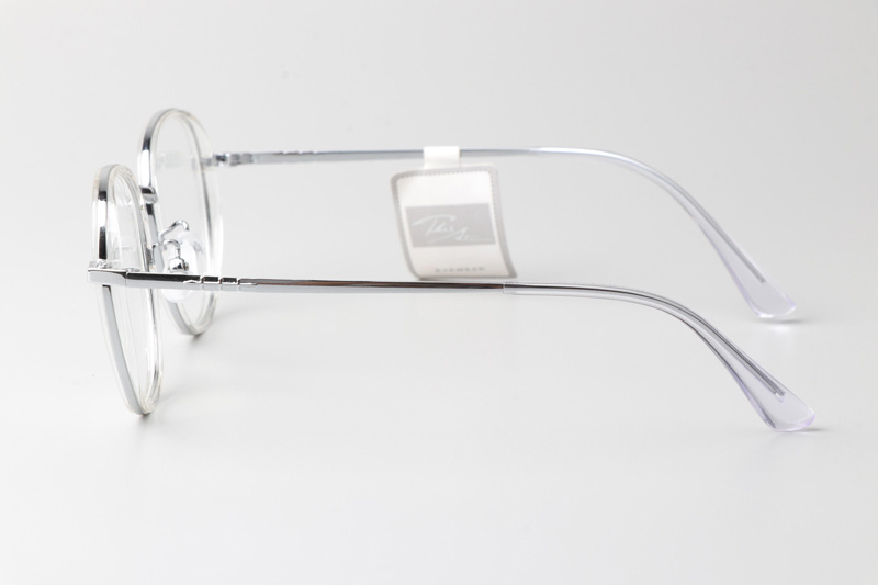 TT32010 Eyeglasses Transparent Silver