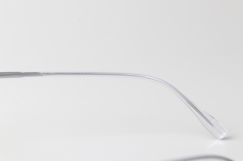 TT33002 Eyeglasses Transparent Silver