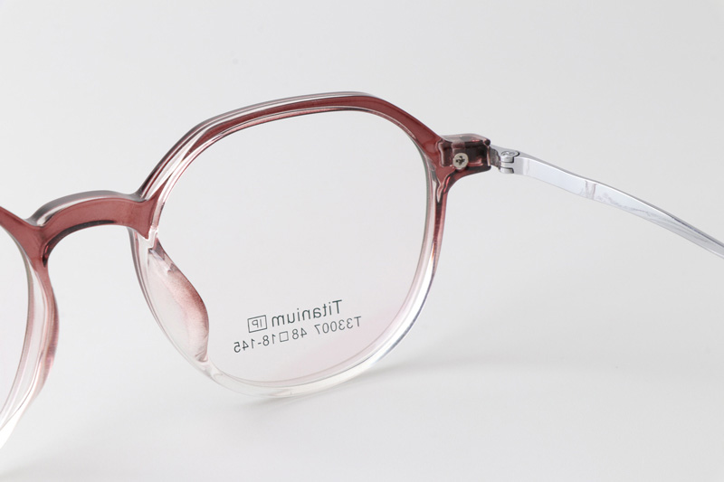 TT33007 Eyeglasses Gradient Red Silver