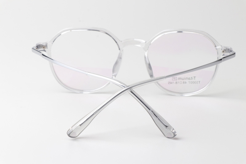 TT33007 Eyeglasses Transparent Silver