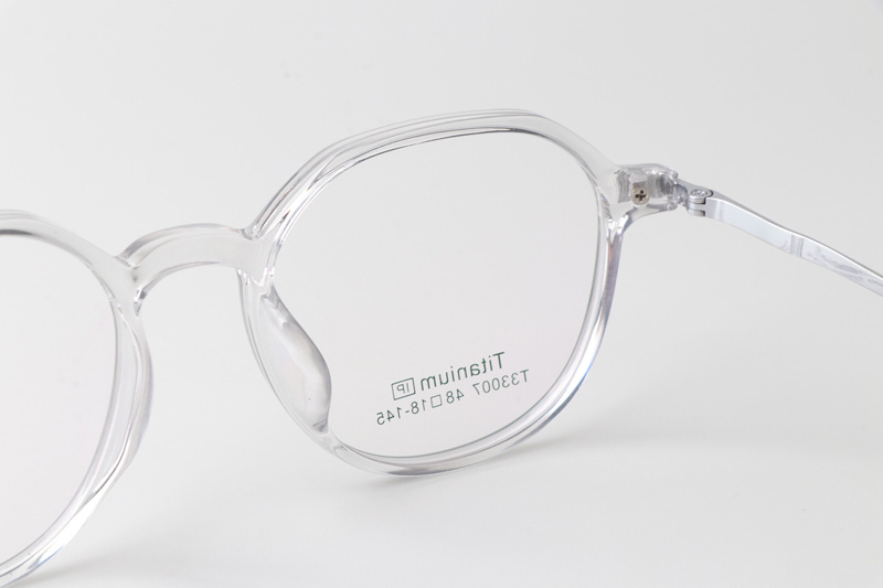 TT33007 Eyeglasses Transparent Silver