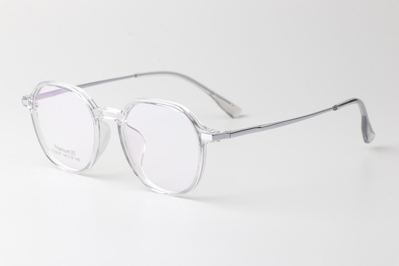 TT33007 Eyeglasses Transparent Silver