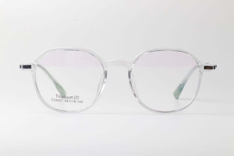 TT33007 Eyeglasses Transparent Silver