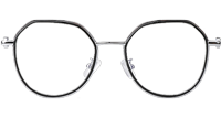 TT37006 Eyeglasses Black Silver