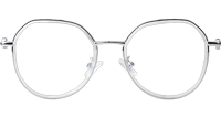 TT37006 Eyeglasses Transparent Silver