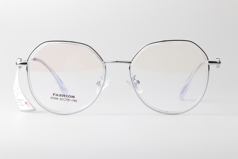 TT37006 Eyeglasses Transparent Silver