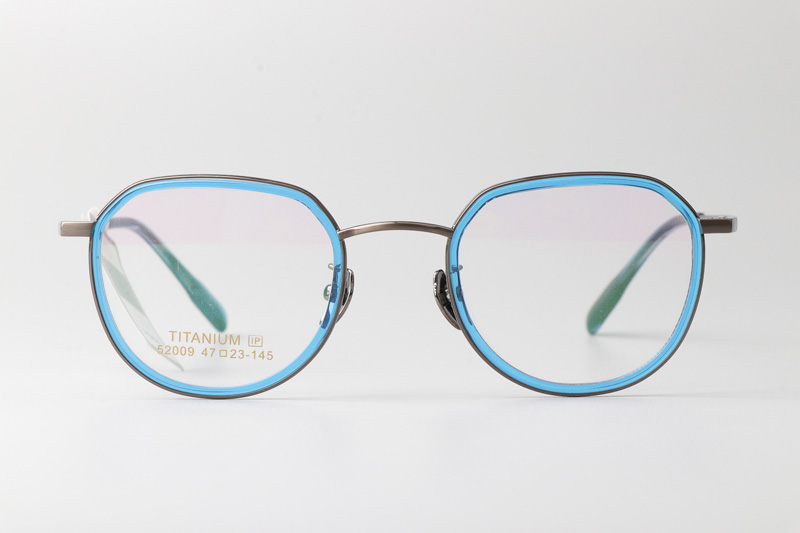 TT52009 Eyeglasses Blue Gunmetal