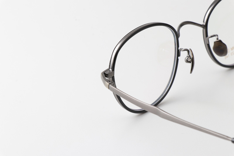 TT52021 Eyeglasses Black Gunmetal