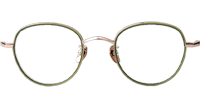 TT52021 Eyeglasses Green Rose Gold