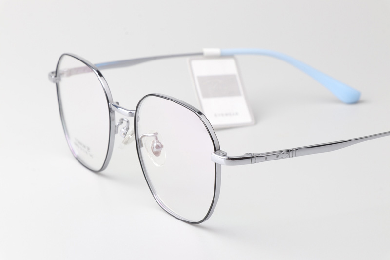 TT66602 Eyeglasses Black Silver