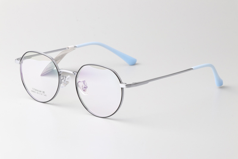TT66603 Eyeglasses Black Silver