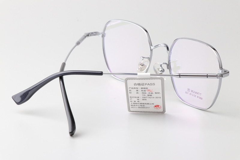 TT66618 Eyeglasses Black Silver