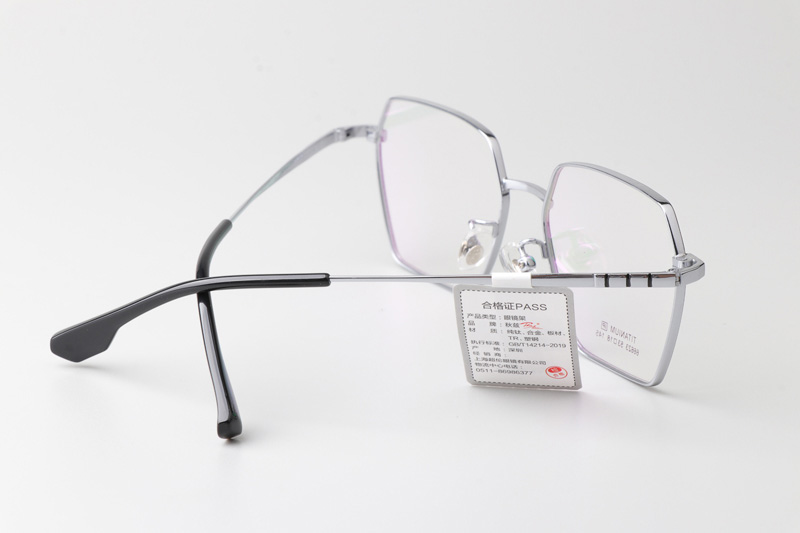 TT66623 Eyeglasses Black Silver