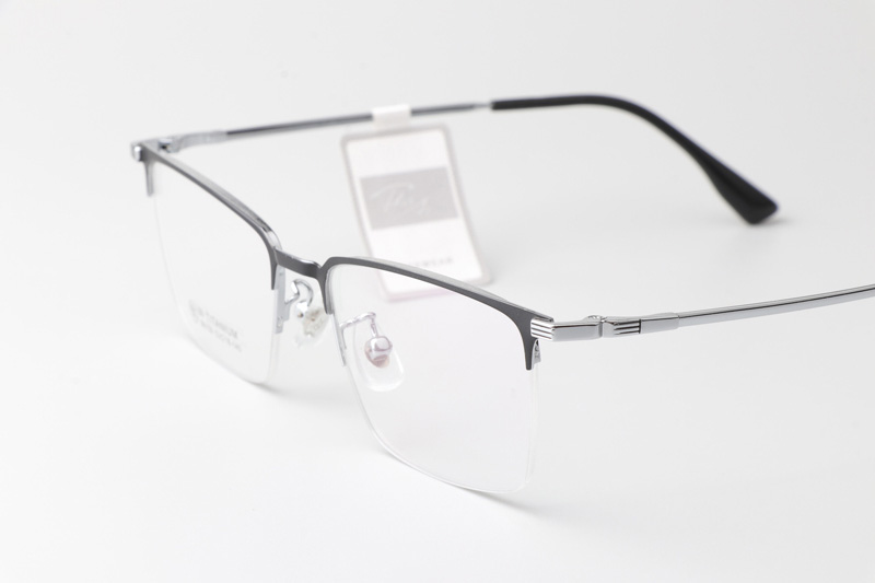 TT88159 Eyeglasses Black Silver