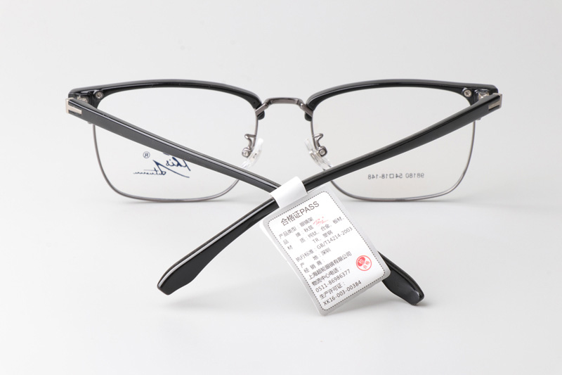 TT98180 Eyeglasses Black Gunmetal