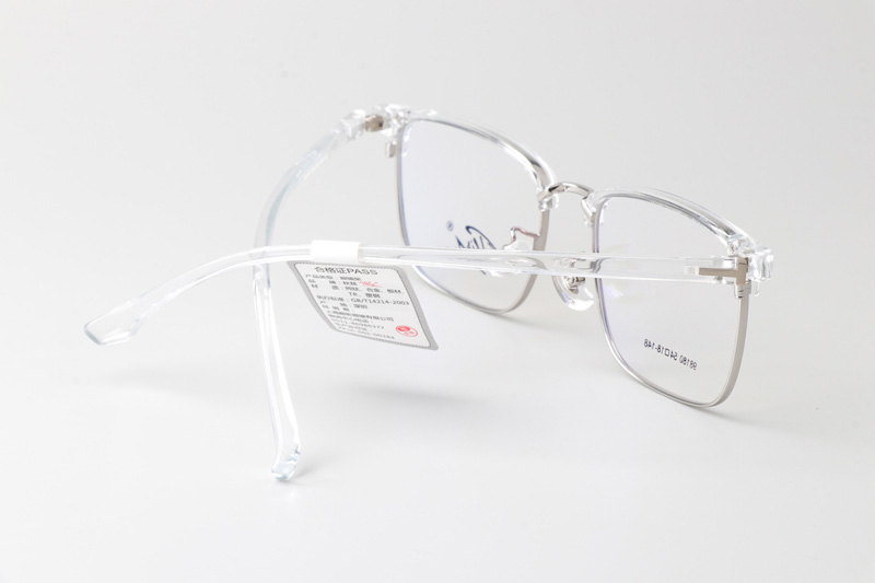 TT98180 Eyeglasses Clear Silver