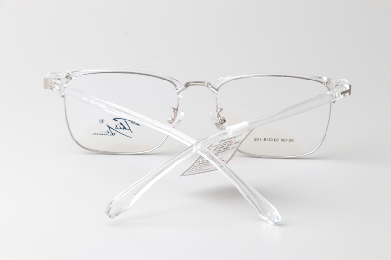 TT98180 Eyeglasses Clear Silver