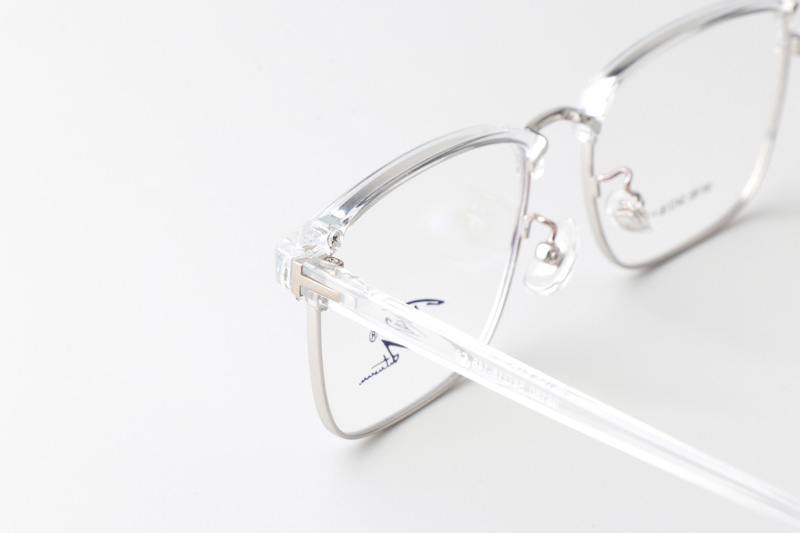 TT98180 Eyeglasses Clear Silver