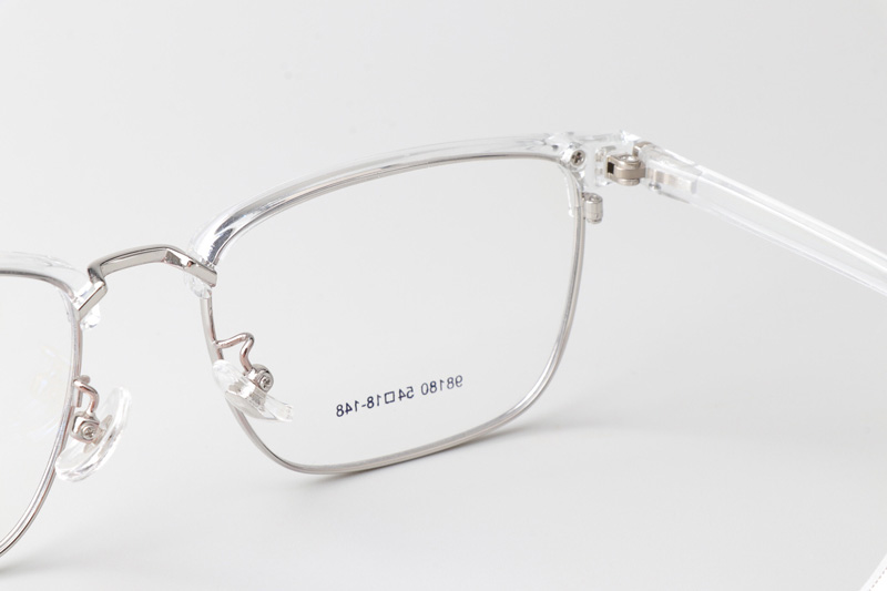 TT98180 Eyeglasses Clear Silver